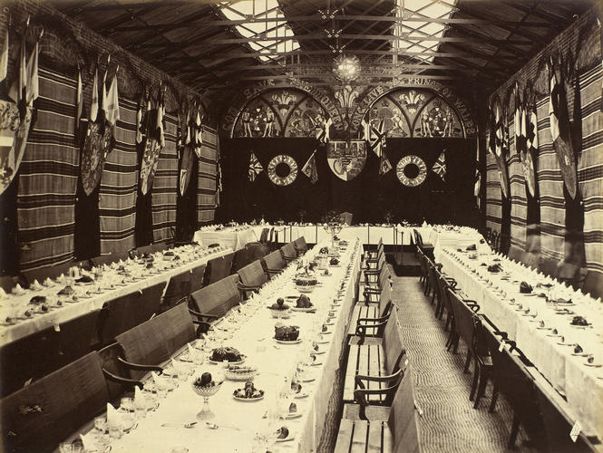Banquet in the Railway Station, Wazirabad, Punjab State Banquet in the Railway Station, Wazirabad, Punjab State