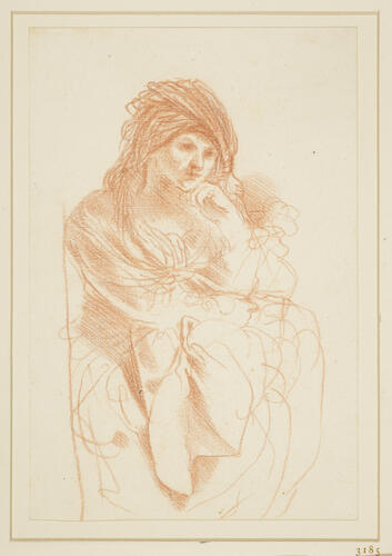 A seated Sibyl A seated Sibyl
