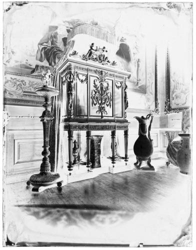 Glass plate negative of the Presence Chamber Glass plate negative of the Presence Chamber