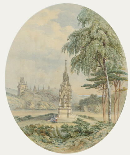 Design for the memorial to Harriet, Duchess of Sutherland