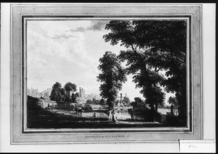 Windsor Castle from the back fields at Eton