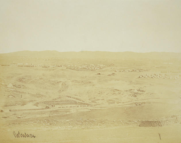 Camp at Sebastopol. [Crimean War photographs by Robertson]