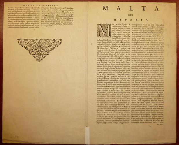 Valetta Civitas Nova Maltae olim Militiae Valetta Civitas Nova Maltae olim Militiae