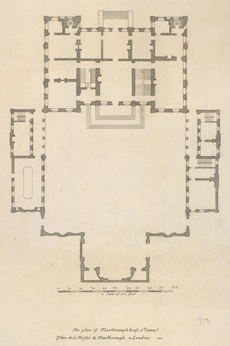 The Plan of Marlborough House, St James's The Plan of Marlborough House, St James's
