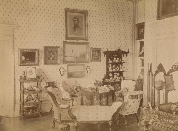 Morning room of Grand Duchess Augusta of Mecklenburg-Strelitz at Schloss Neustrelitz Morning room of Grand Duchess Augusta of Mecklenburg-Strelitz at Schloss Neustrelitz