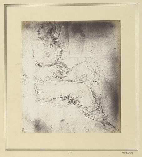 Study for a figure of a muse