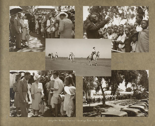 Royal visit to Orange Free State, South Africa