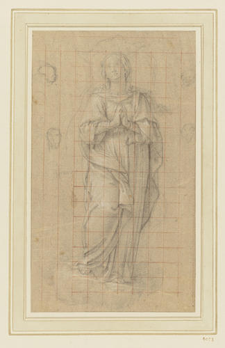 A study for the figure of the Madonna A study for the figure of the Madonna