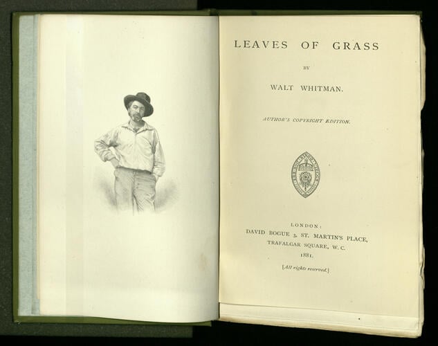Leaves of grass / by Walt Whitman