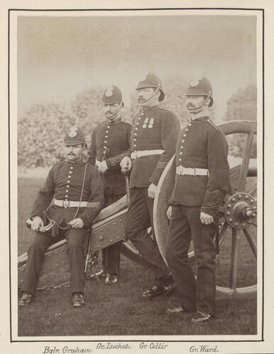 Soldiers from the Royal Marine Artillery who served in the Anglo-Egyptian War