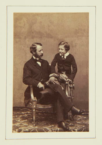 Prince Arthur, later Duke of Connaught (1850-1942), and Major Elphinstone (1829-90)