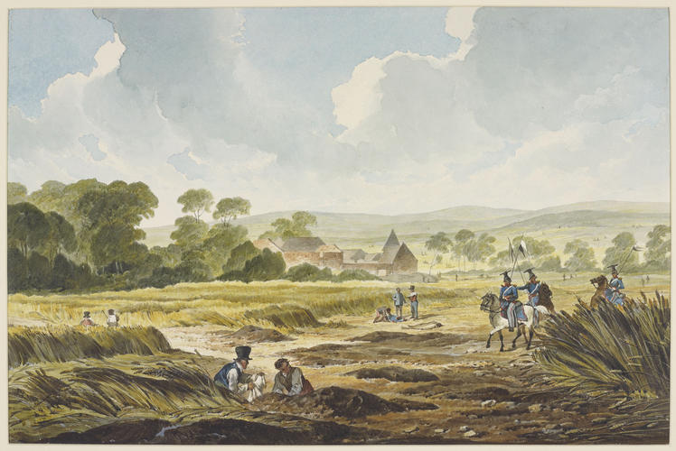 Farm and Orchard of Hougoumont, Field of Waterloo, 1815