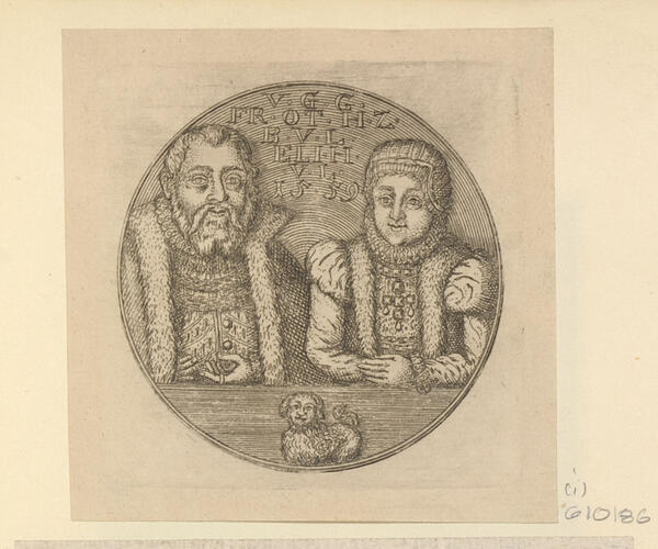 [seal of Franz Otto, Duke of Brunswick-Luneburg and Elisabeth Magdalena of Brandenburg, Duchess of Brunswick-Luneburg]