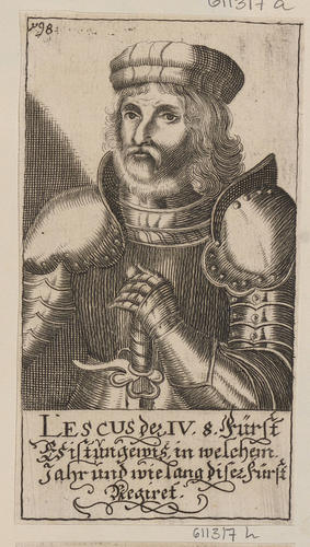 Master: [Counts and Kings of Poland]
Item: LESCUS der IV