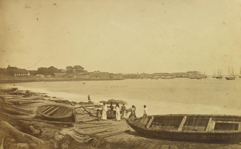 Ceylon, Columbo. General View of Roadstead : Prince of Wales Tour of India 1875-6 Ceylon, Columbo. General View of Roadstead : Prince of Wales Tour of India 1875-6