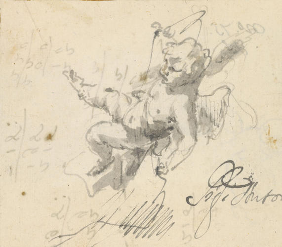 Study of a putto Study of a putto