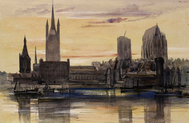 Cologne from the Hôtel de Belle Vue at Deutz