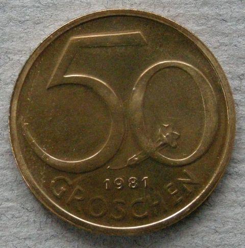 Austria. Proof 50 groschen Austria. Proof 50 groschen