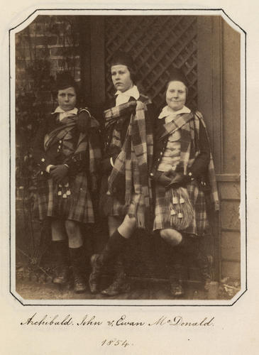 Archibald, John and Ewan McDonald, 1854 Archibald, John and Ewan McDonald, 1854