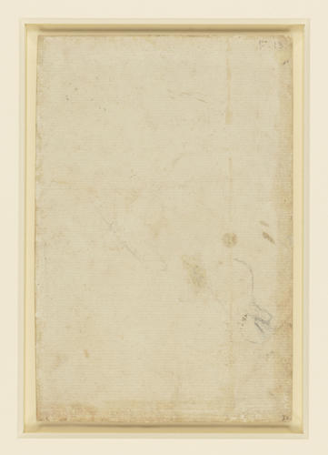 Recto: The hind-quarters of a horse, and a sketch of a horse. Verso: Rough sketches of horses' heads Recto: The hind-quarters of a horse, and a sketch of a horse. Verso: Rough sketches of horses' heads