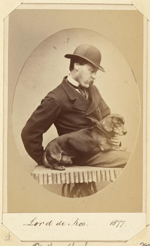 Lord de Ros. 1877. [Royal Household Portraits. Volume 55. ]