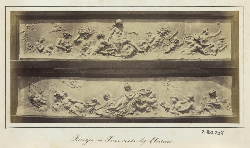 'Friezes in Terra cotta by Clodion' 'Friezes in Terra cotta by Clodion'