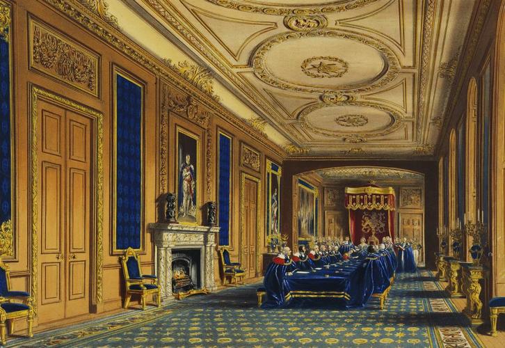 Master: Views of the Interior and Exterior of Windsor Castle
Item: The Throne-room