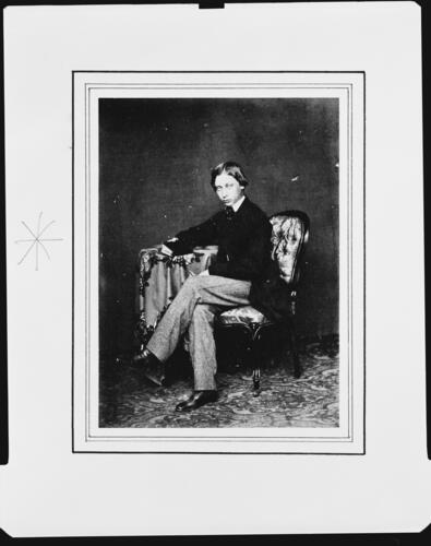 Portrait photograph of Albert Edward, Prince of Wales (1841-1910), Rome, 1859 Portrait photograph of Albert Edward, Prince of Wales (1841-1910), Rome, 1859