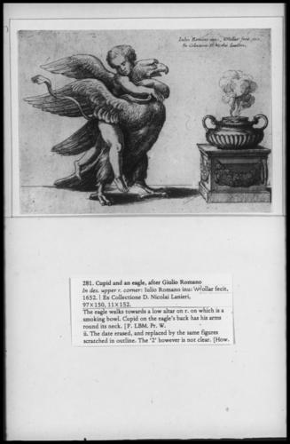 Cupid and an eagle, after Giulio Romano Cupid and an eagle, after Giulio Romano