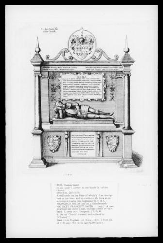 Tomb of Francis Smith Tomb of Francis Smith