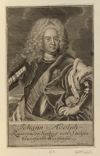 Johann Adolph Regierender Hertzog von Sachsen Querfurth=Weissensels