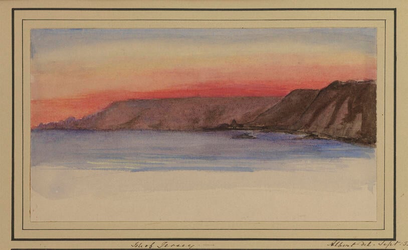 Master: Queen Victoria and Prince Albert's Album Vol. I.
Item: Isle of Jersey