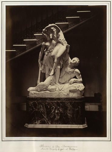 Theseus and the Amazones. Marble group by Engels at Osborne Theseus and the Amazones. Marble group by Engels at Osborne