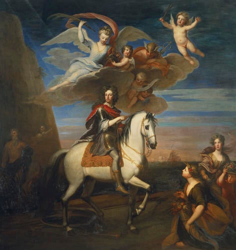 William III (1650-1702) on horseback