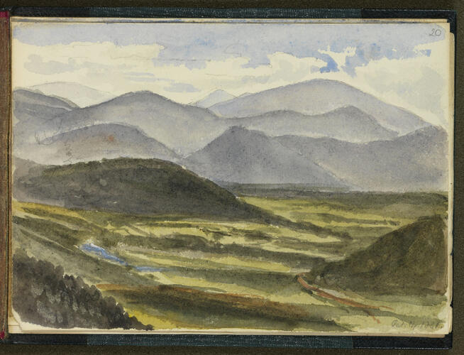Master: SKETCHES FROM NATURE V. R. 1854 TO 1861
Item: View from Creag Ghiubhais