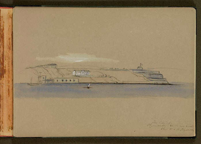 Master: SKETCHES FROM NATURE V. R. MDCCCXLV TO MDCCCLII
Item: The Citadel Plymouth