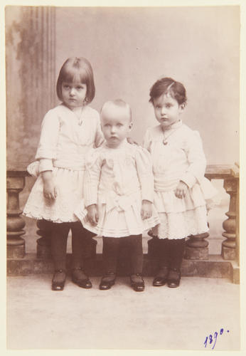 The children of the Archduke Stephen of Austria, 1890. [Album: Photographic Portraits vol. 6/64 1888-1893]