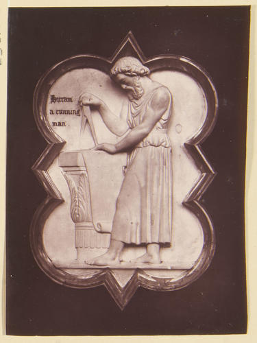 A bas-relief of The 'Cunning Man' of Hiram: Albert Memorial Chapel, Windsor