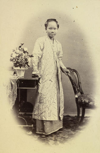Portrait of a standing woman Portrait of a standing woman