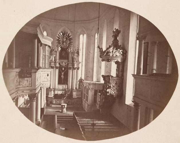 Interior of the Church of St John, Schloss Mirow Interior of the Church of St John, Schloss Mirow