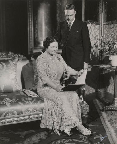 Baron Sterling Henry Nahum 1906 56 King George Vi And Queen Elizabeth Buckingham Palace 1515