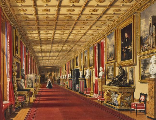 Master: Views of the Interior and Exterior of Windsor Castle
Item: The South Corridor