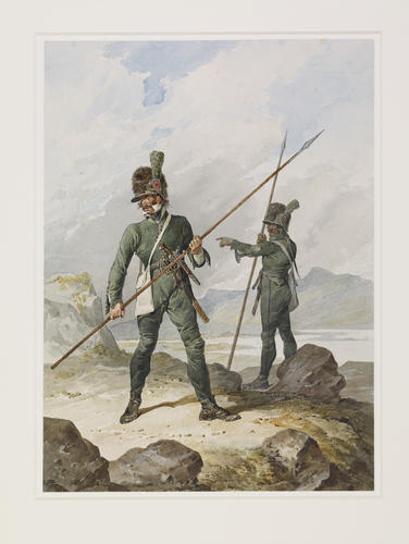 Spanish Army. Catalan Lancer, Corps of Baron d'Erolles, 1813
