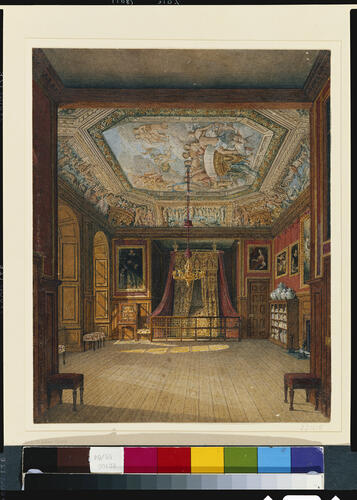 King's Eating Room, captioned by Pyne as 'Queen Anne's Bed', Windsor Castle King's Eating Room, captioned by Pyne as 'Queen Anne's Bed', Windsor Castle