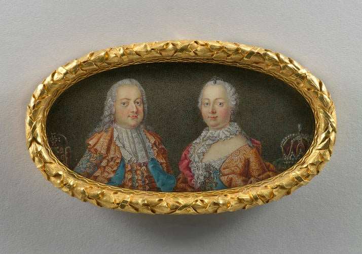The Emperor Francis I (1708-65) and Empress Maria Theresa (1717-1780)