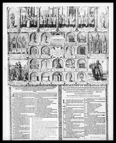 The relics at Aachen The relics at Aachen