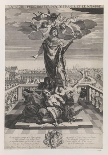 Louis XIII as the defender of France