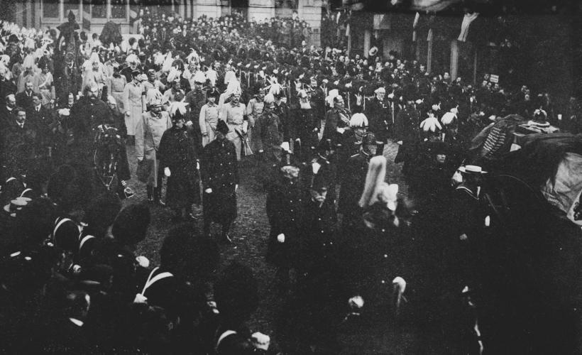 Queen Victoria's funeral procession, Windsor, February 1901 Queen Victoria's funeral procession, Windsor, February 1901