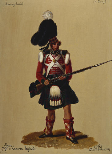 Private Alexander Ritchie, 79th Regiment of Foot (or Cameron Highlanders) Private Alexander Ritchie, 79th Regiment of Foot (or Cameron Highlanders)