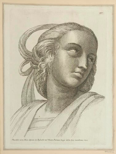 Master: Set of twenty-four heads from the 'Parnassus'
Item: Head of a muse [from the 'Parnassus']